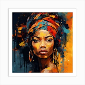 African Woman 56 Art Print