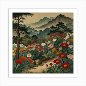 Default The Garden Of Morning Calm 1 South Korea Vintage Botan 3 Art Print