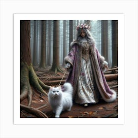 Fairy In The Forest 45 Art Print