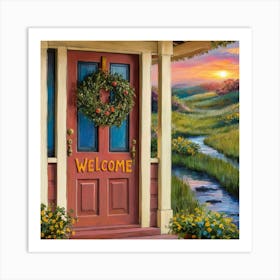 Welcome To The Country Art Print