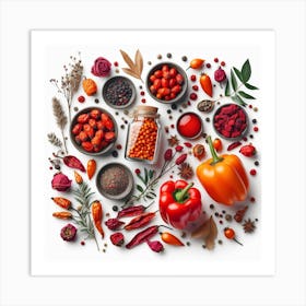 Spices Art Print