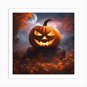 Halloween Pumpkin 12 Art Print