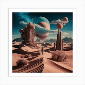 Desert Landscape 25 Art Print