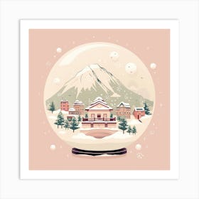 Hakone Japan Snowglobe Art Print