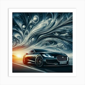 Jaguar F-Type 7 Art Print