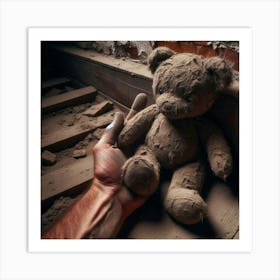 Abandoned Teddy Bear 3 Art Print