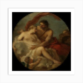 Jupiter And Callisto (1745) – Charles Joseph Natoire (French, 1700 1777) Art Print