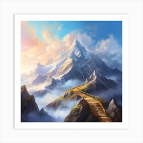 Mountain Way Art Print