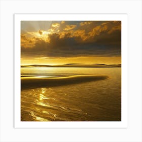 Golden Sunset Art Print