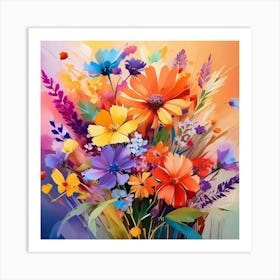 Flowers In A Vase 8 Art Print