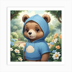 Cute Bear Art Print