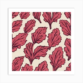 Red Leaves Art Print