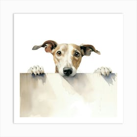 Whippet Dog 1 Art Print