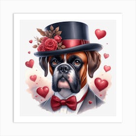 Boxer Dog 27 Poster