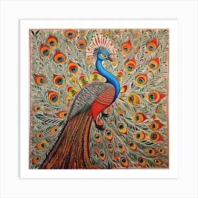 Peacock Art Print