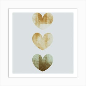 Three Hearts 1 Art Print