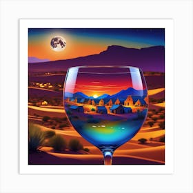 Night In The Desert Art Print