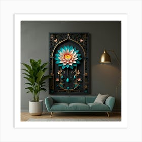 Lotus Flower Art Print