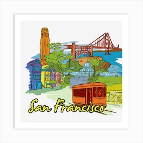 San Francisco Art Print