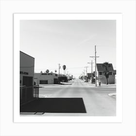 Street In The Desert Art Print