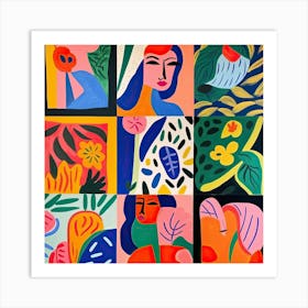 Botanical Study, The Matisse Inspired Art Collection Art Print