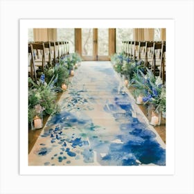 Watercolor Wedding Aisle Decor 1 Art Print