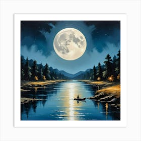 Moon River Art Print Art Print