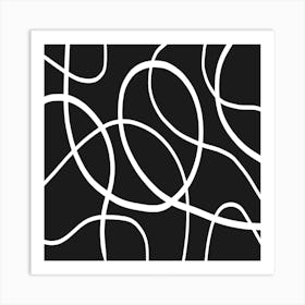 Abstract Swirls Art Print