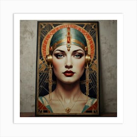 Deco Woman 1 Art Print