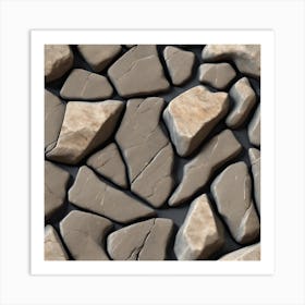 Stone Texture Art Print