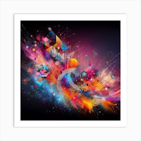 Explosion 4 Art Print