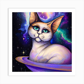 Magical Cat 14 Art Print