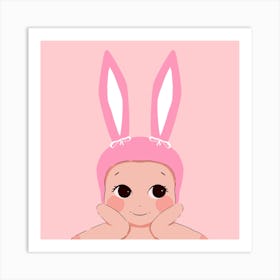 Bunny Kewpie 1 Art Print