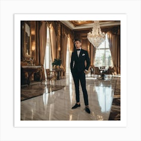 Man In Tuxedo Art Print