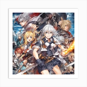 Legend Of Heroes Art Print