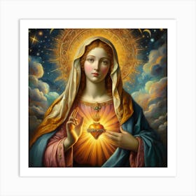 Virgin Mary Art Print