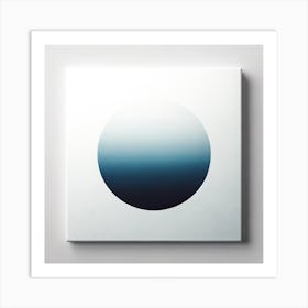 'Blue Circle' Art Print