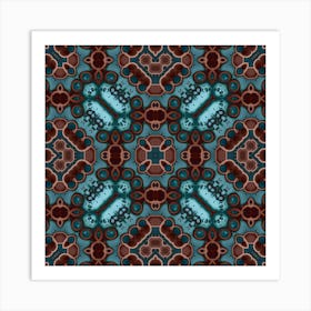 Abstract Modern Mosaic 4 Art Print