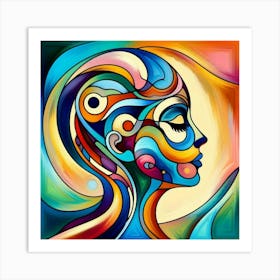 Expressions 3 Art Print