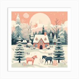 Winter Landscape 26 Art Print