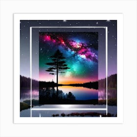 Galaxy Painting 11 Art Print