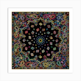 Paisley Pattern Art Print