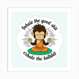 Buddhist Monk Art Print