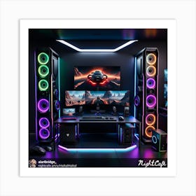 Gaming Room Art Print