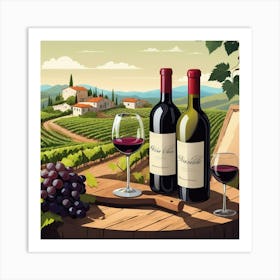 Default Wine Break Art 3 Art Print