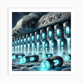 Cryoshard Bomber Cryogenic Bomb Bays Art Print