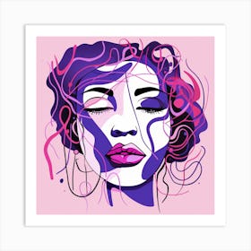 Portrait Of A Woman 41 Art Print