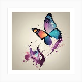 Butterfly Painting 3 Art Print