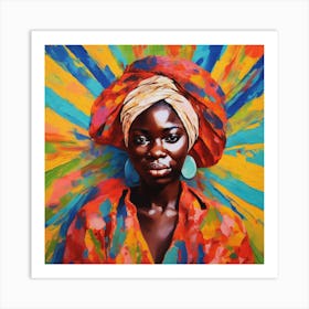 African Woman Art Print