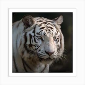 White Tiger 1 Art Print